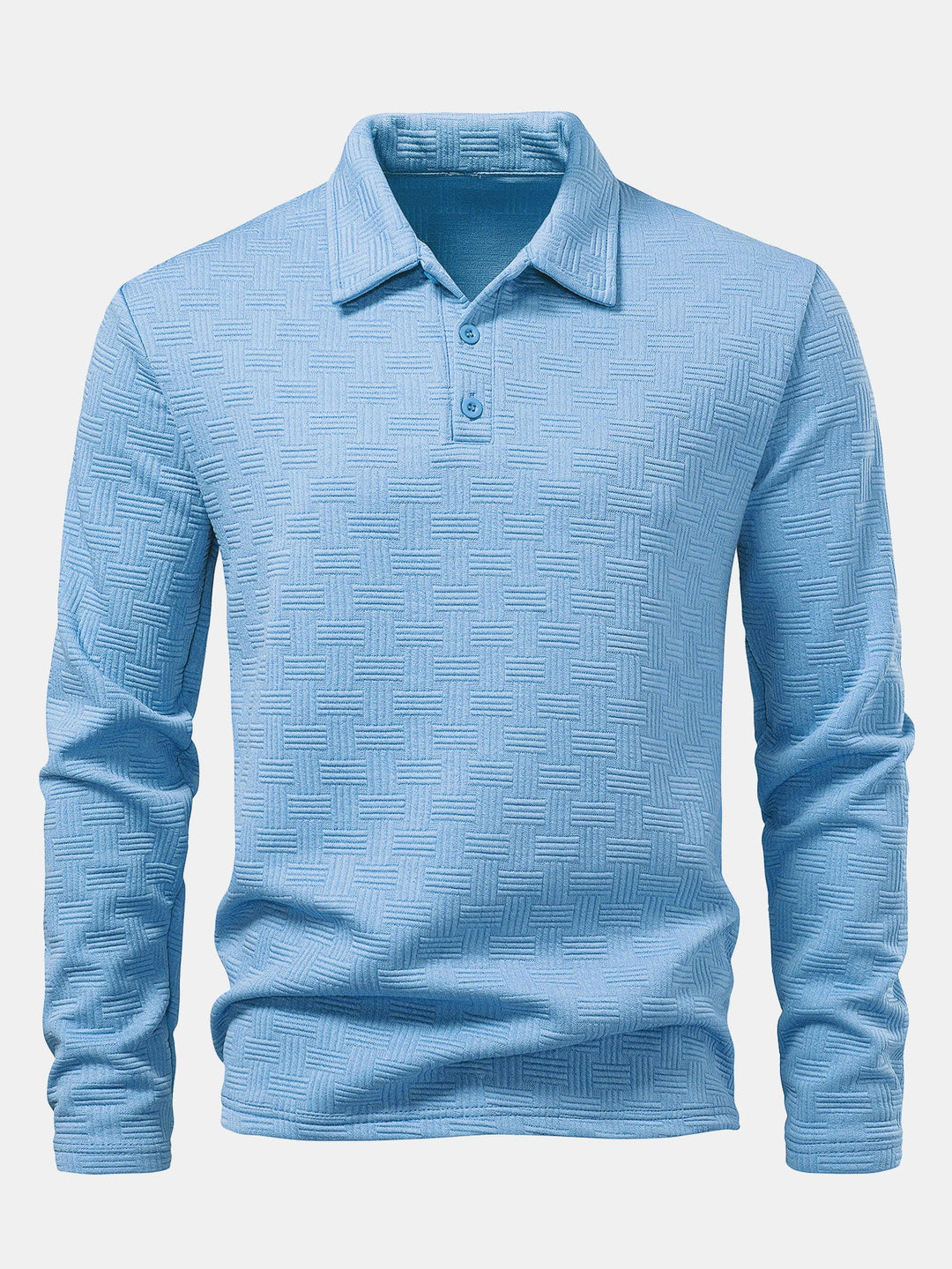 Long Sleeve Stripe Polo Shirt