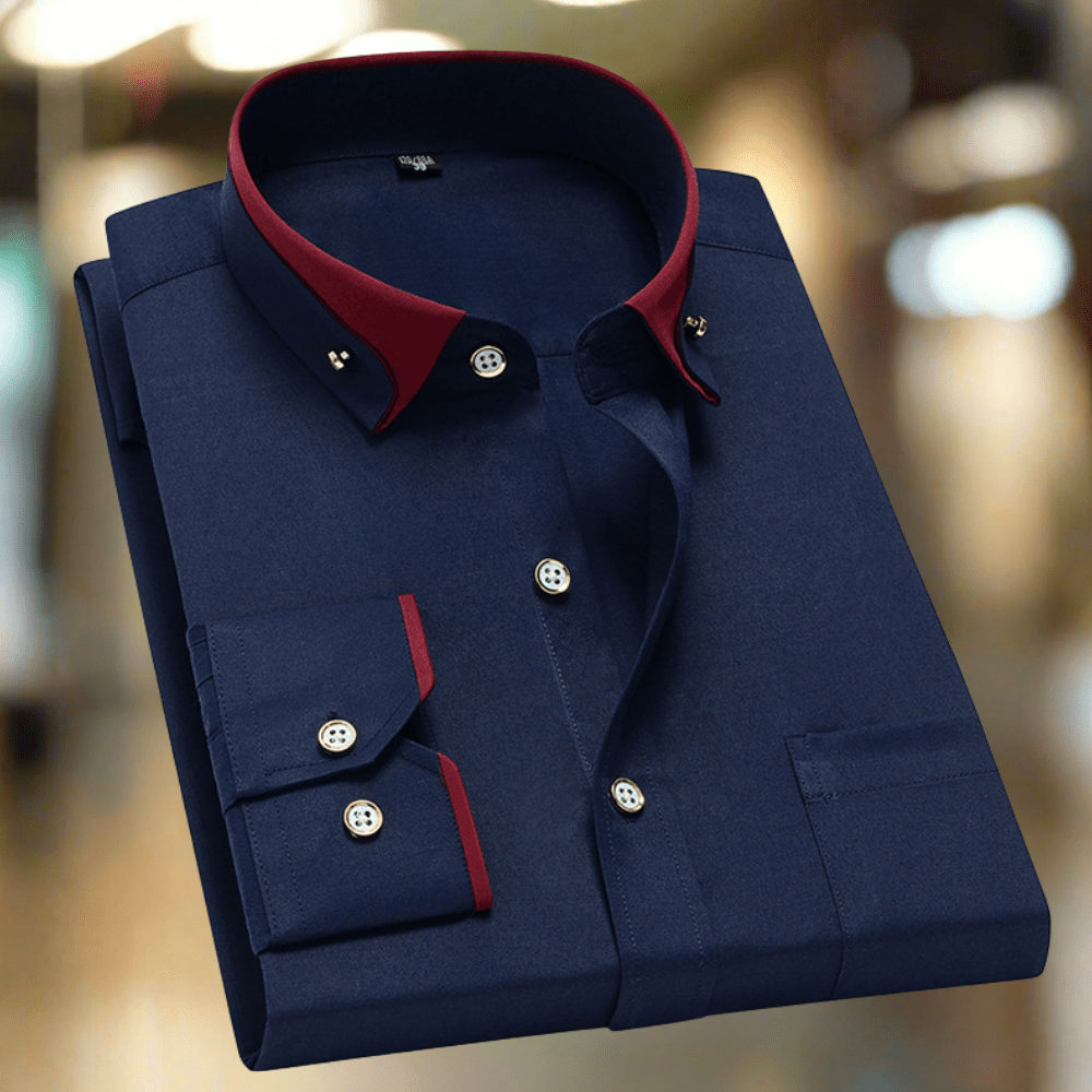 Adalbert | Classic cotton shirt with long sleeves