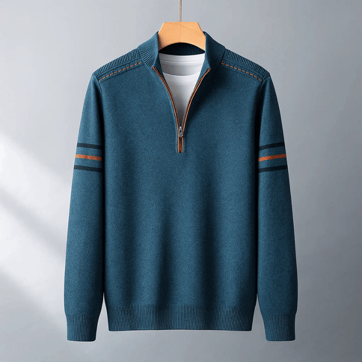 Modern Half-Zip Sweater Ease