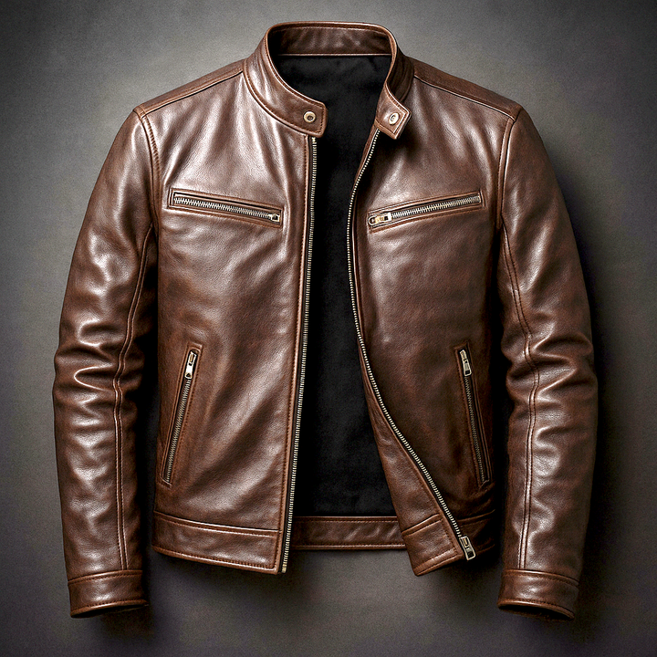 Guillaume | Casual Leather Jacket