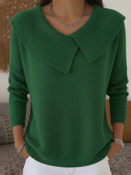 Lucia | Warm jumper with soft collar