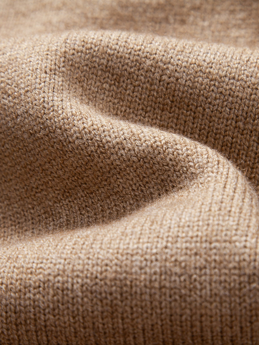 Heavyweight Geometric Jacquard Mock Neck Sweater