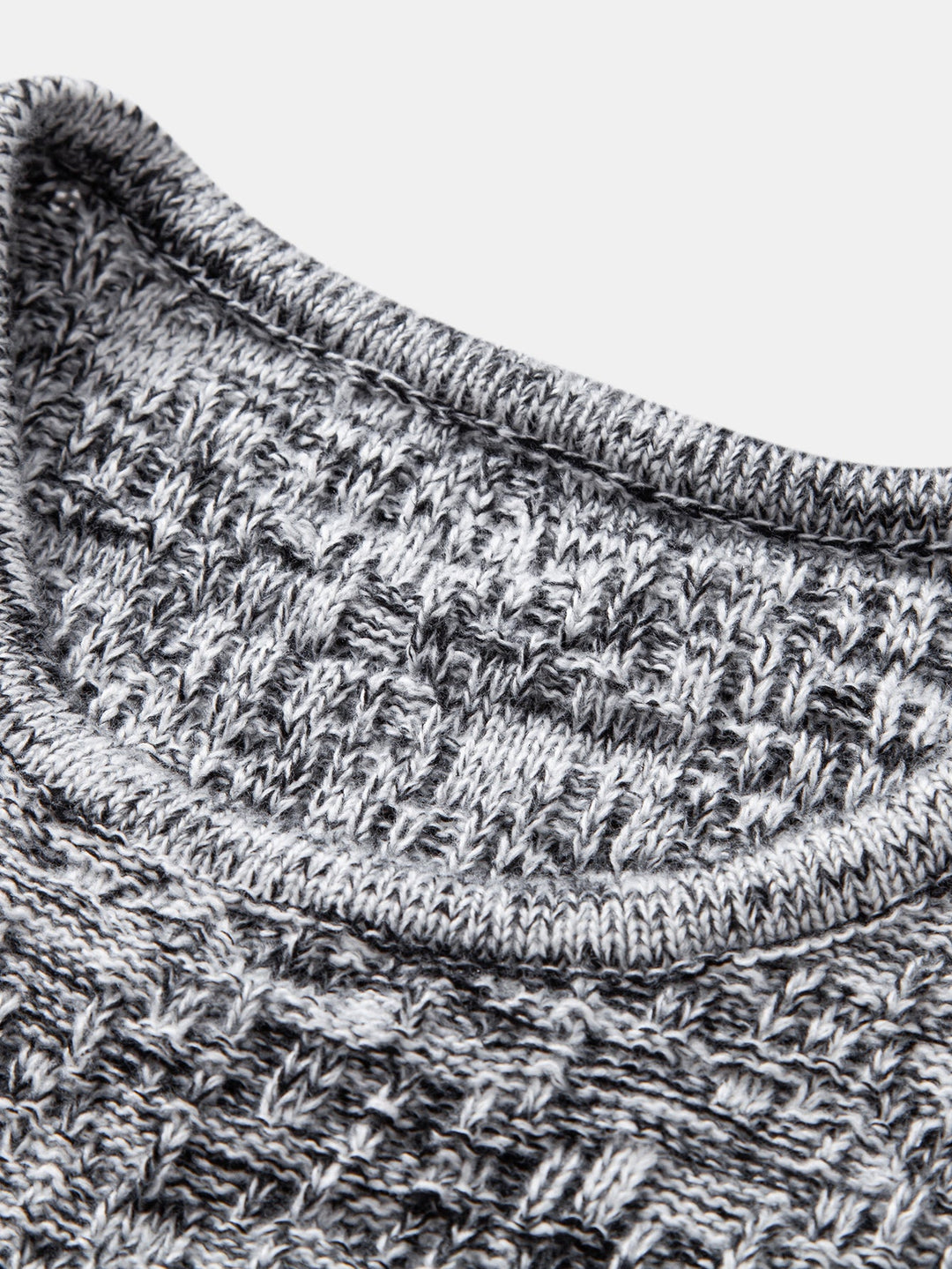 Contrast Crew Neck Knit Sweater