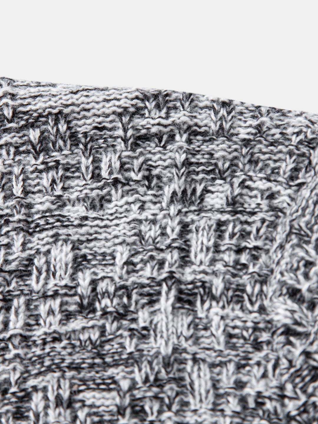 Contrast Crew Neck Knit Sweater