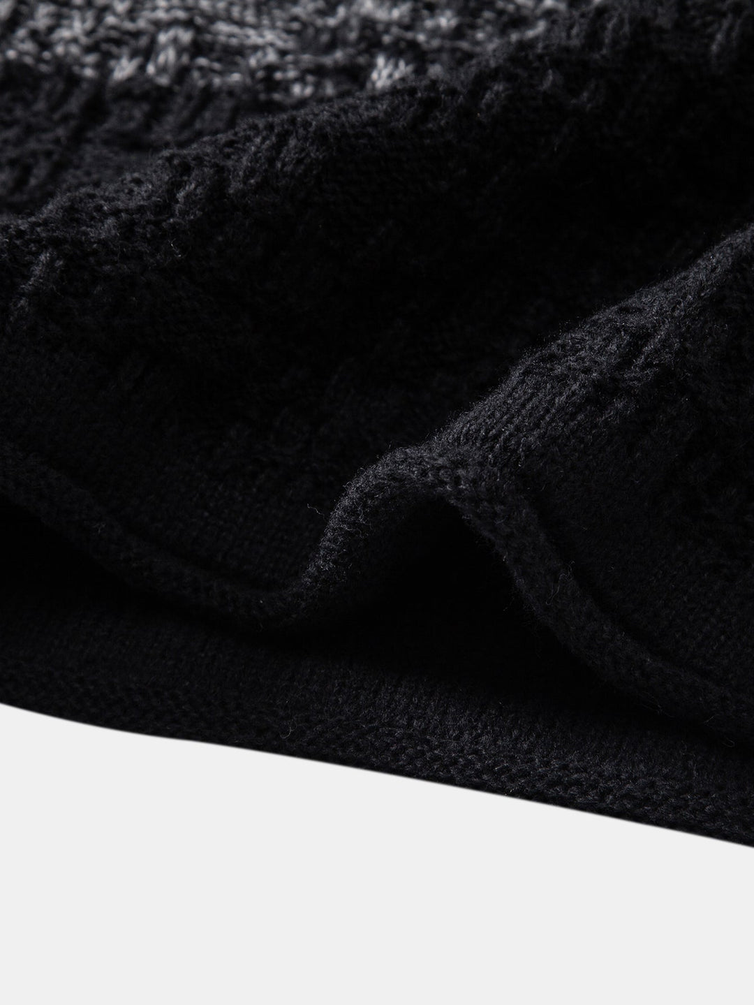 Contrast Crew Neck Knit Sweater