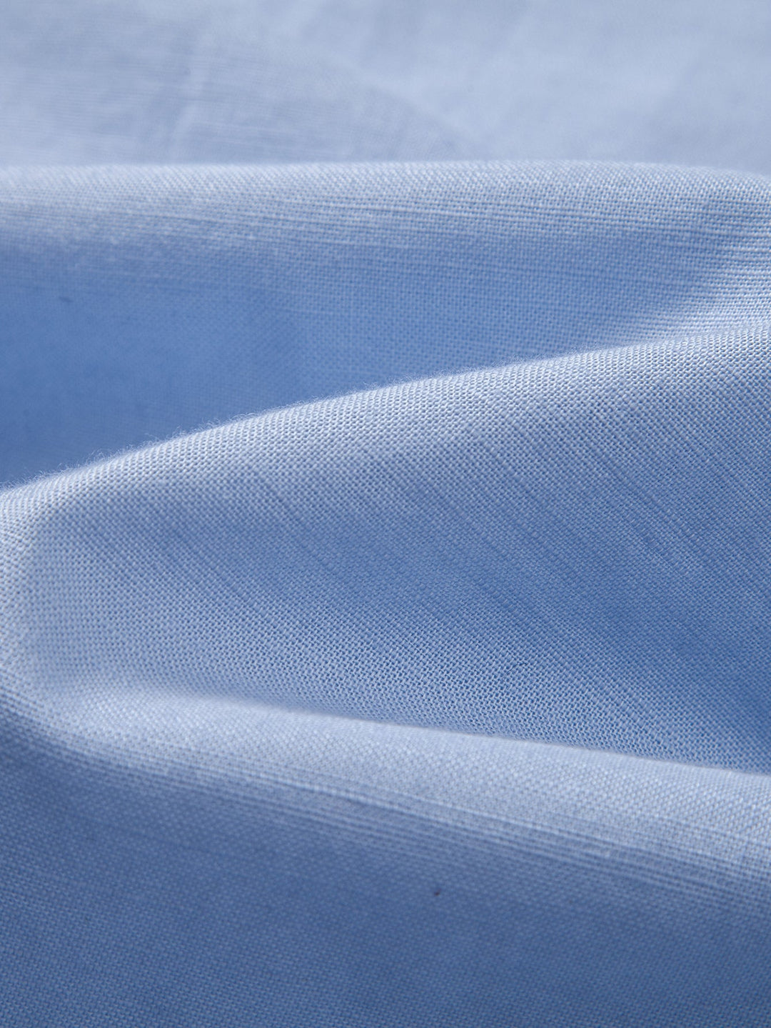 Long Sleeve Linen Cotton Blend Shirt With Pocket