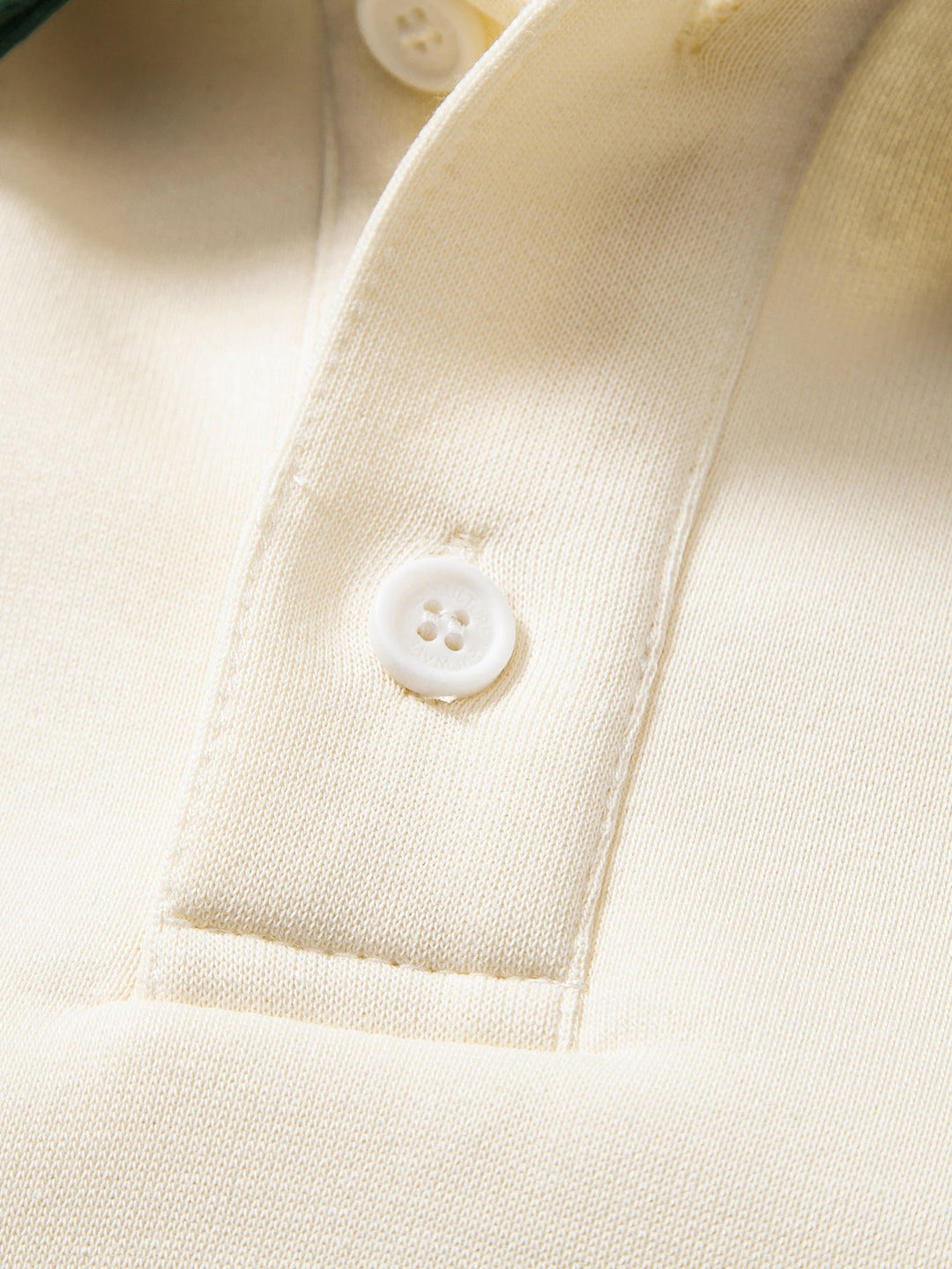 Relax Fit Contrast Polo Sweatshirt