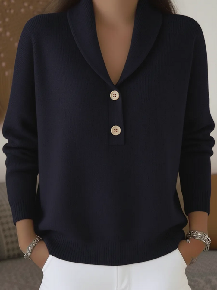Lenorah | Collar Button Sweater