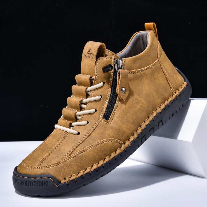 Christian™ | Men's Nubuck Shoes with Zip
