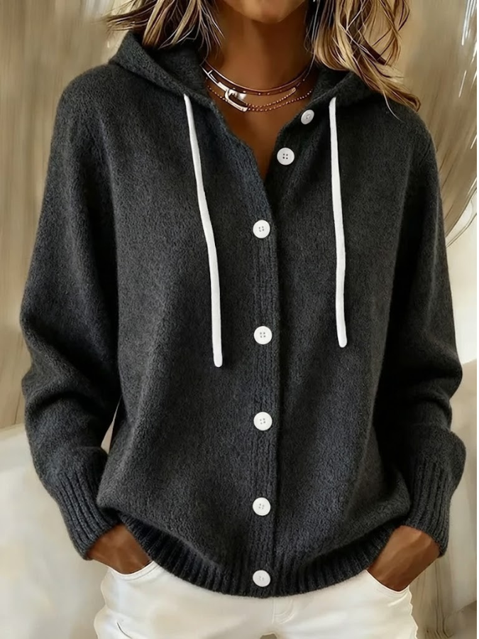 Melanie | Cozy Button Cardigan
