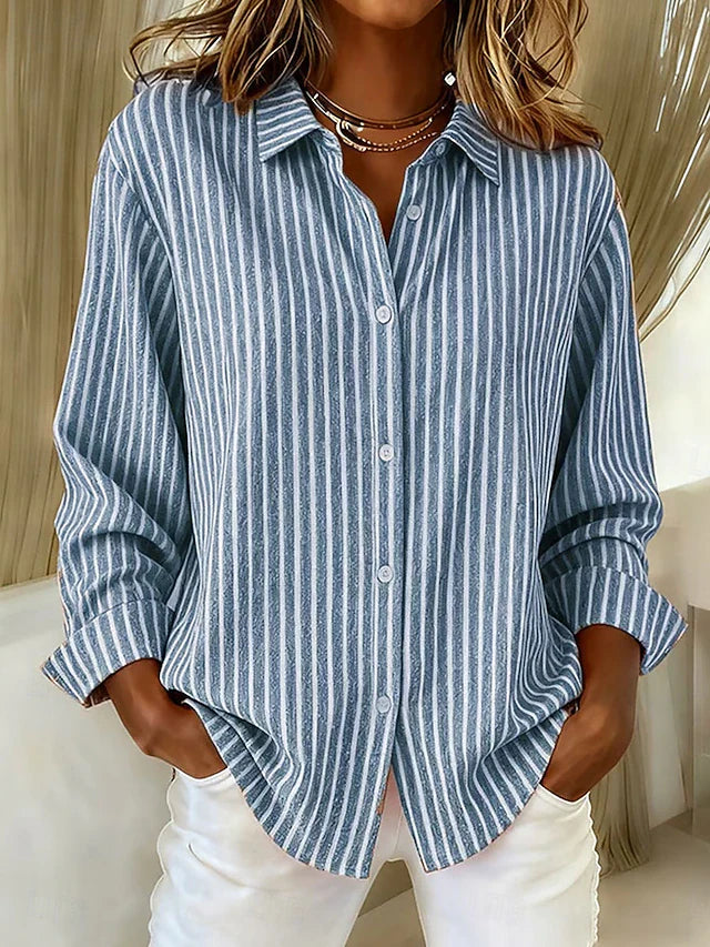 Rebecca | Striped Button Shirt
